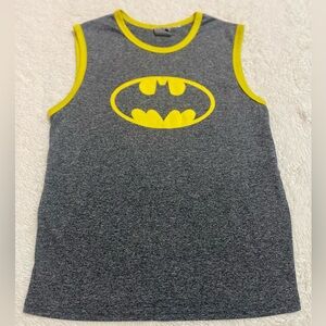 DC Comics Gray and Yellow Batman Tank Top